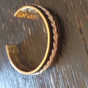 S&D Woven Needlepoint Cuff Bracelet